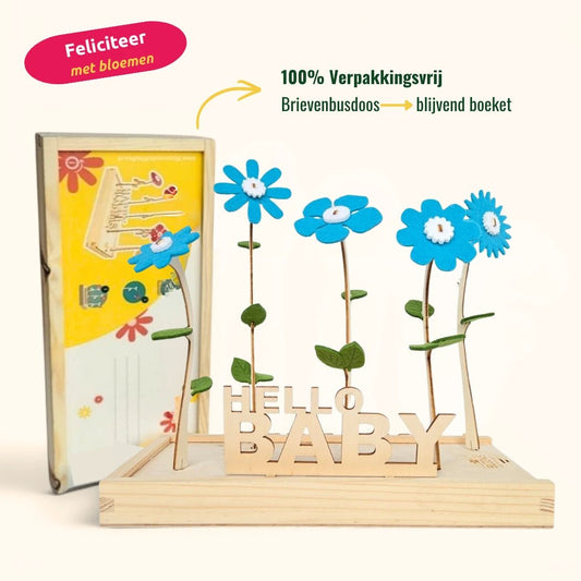 Happy Blooms 'Hello Baby' - Blooms out of the Box