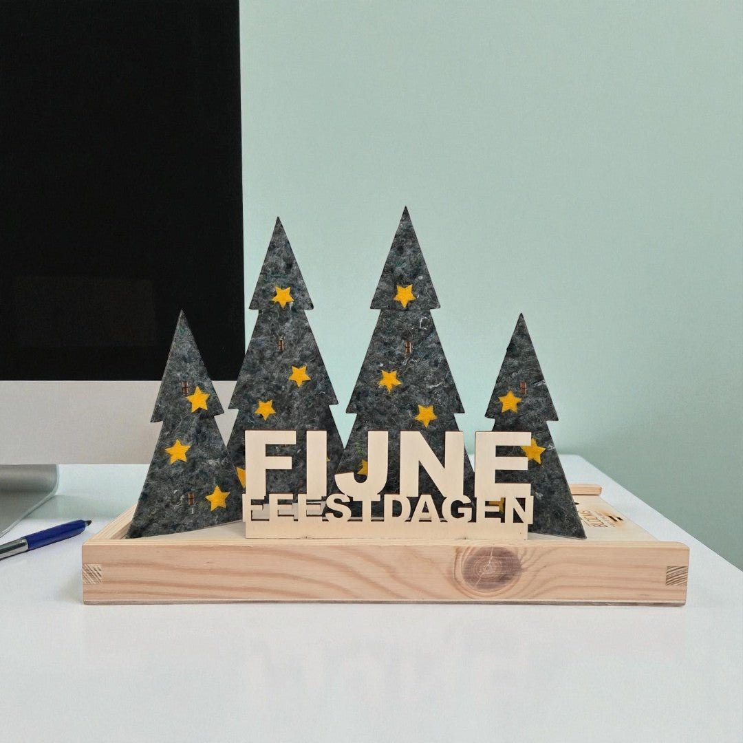 Happy Xmas | brievenbus kerst - duurzaam bloem- & plantcadeau | Blooms out of the Box