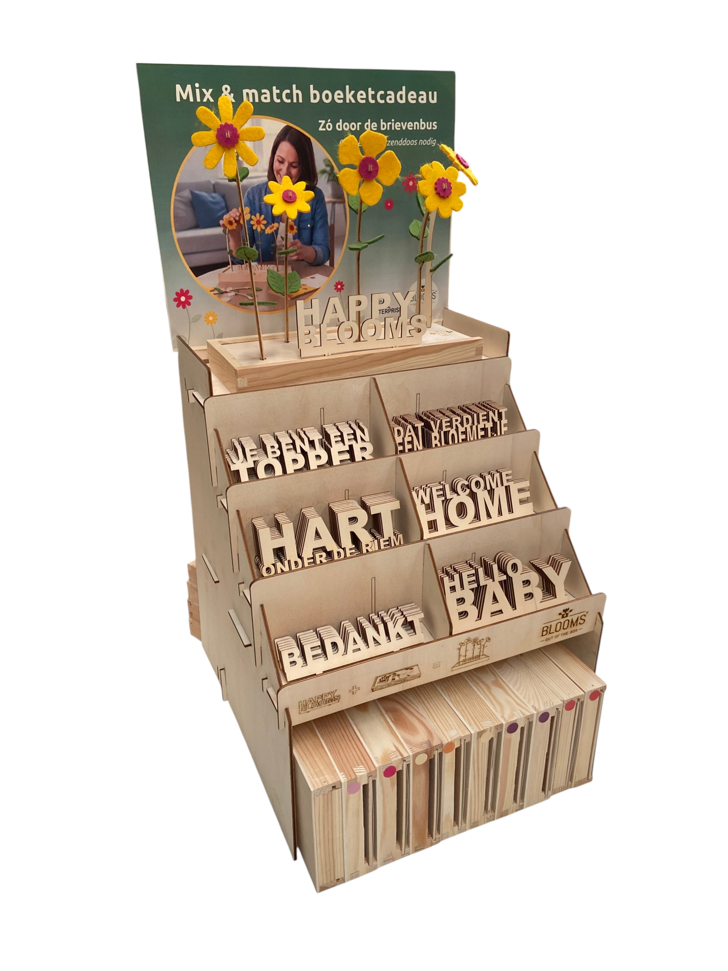 Boeketcadeau - Display  Compleet