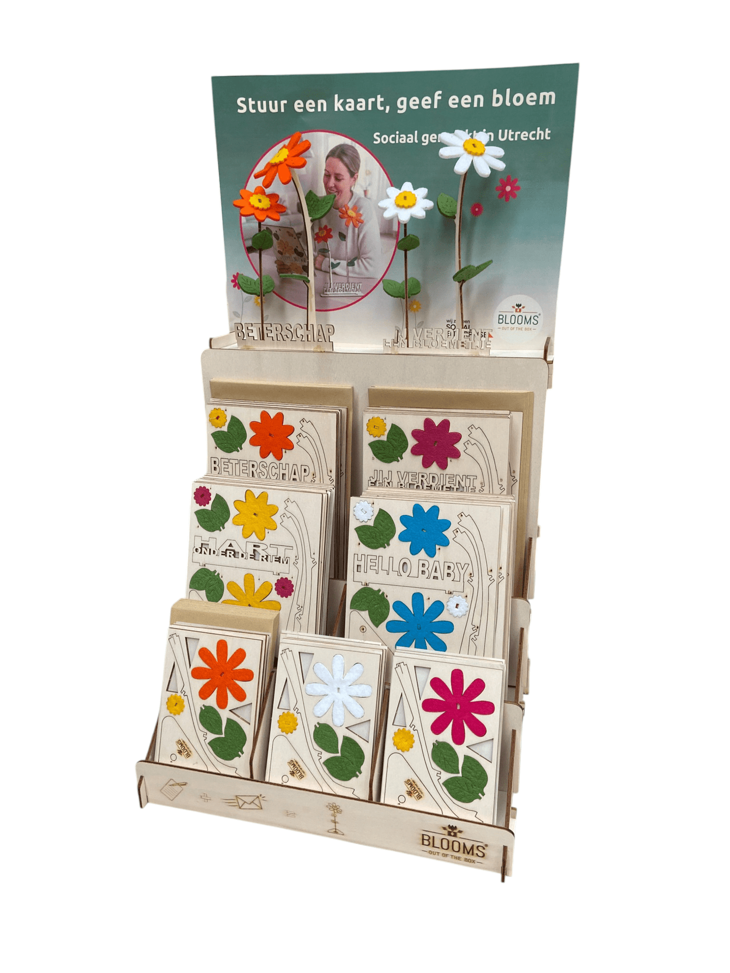 Bloemenpost - Display Compleet - duurzaam bloem- & plantcadeau | Bloomsoutofthebox