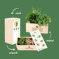 BloomsBox 'Merry Xmas' - houten kerstboompjes - Blooms out of the Box