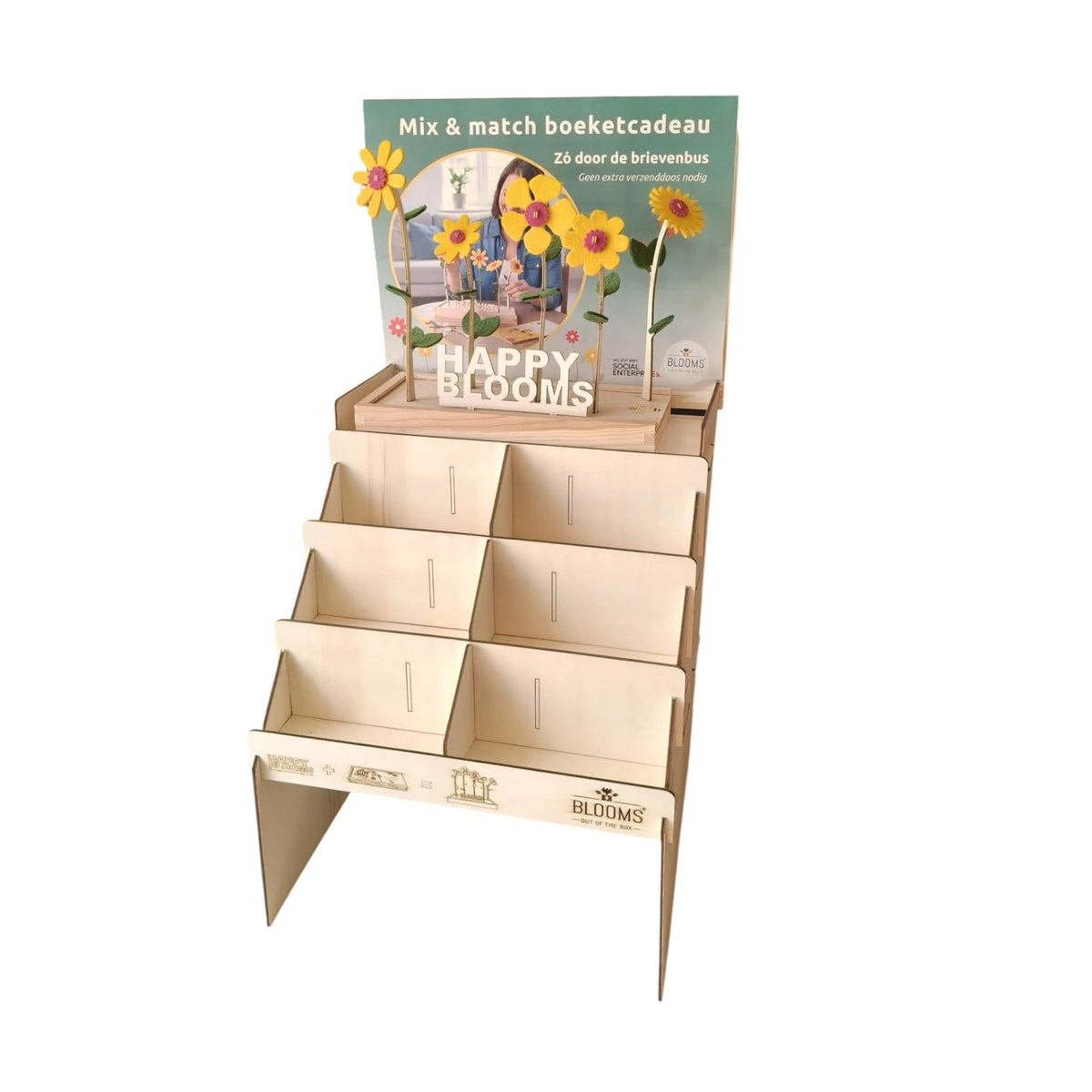 Boeketcadeau- Display Leeg - duurzaam bloem- & plantcadeau | Bloomsoutofthebox
