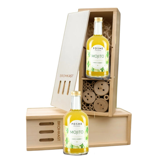 Bromkast - alcoholvrij wijn relatiegeschenk - Blooms out of the Box