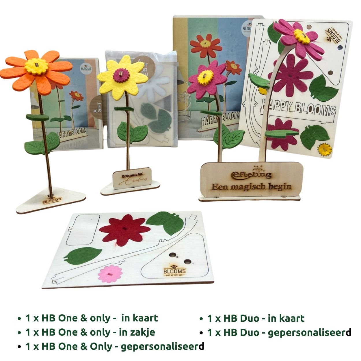 Happy Blooms - Duo en - One & Only - Samplepakket - Blooms out of the Box