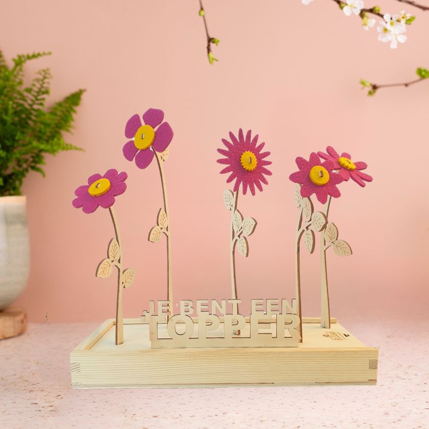 Happy Blooms 'Je bent een topper' - Blooms out of the Box