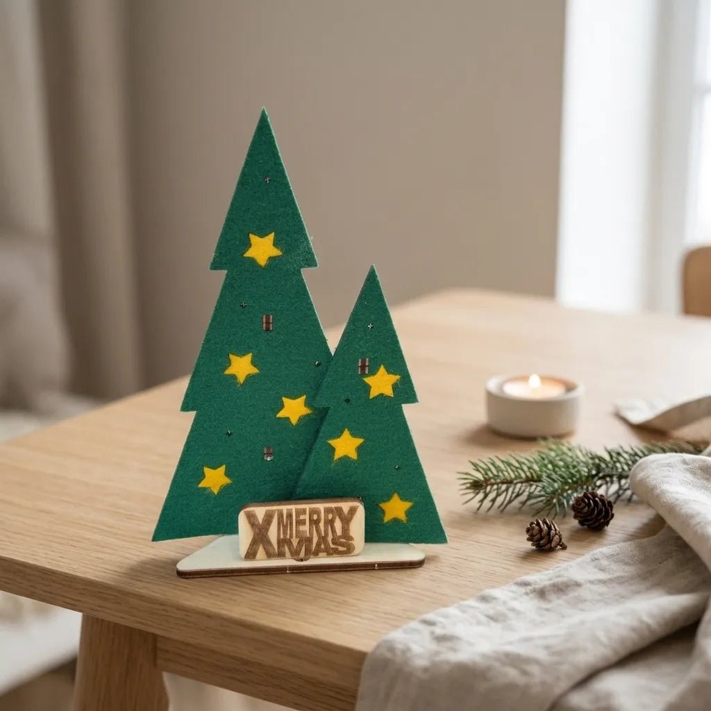 Happy Xmas - Duo (set van 4) - duurzaam bloem- & plantcadeau | Blooms out of the Box