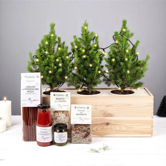 Xmas XL 'Culinary inspiration' - Your logo (vanaf 10) - duurzaam bloem- & plantcadeau | Blooms out of the Box